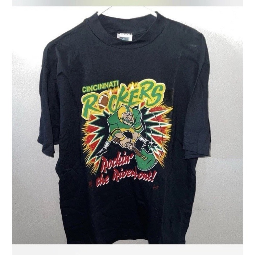 Cincinnati Rockers Ohio Arena Football League '92-93 T-shirt